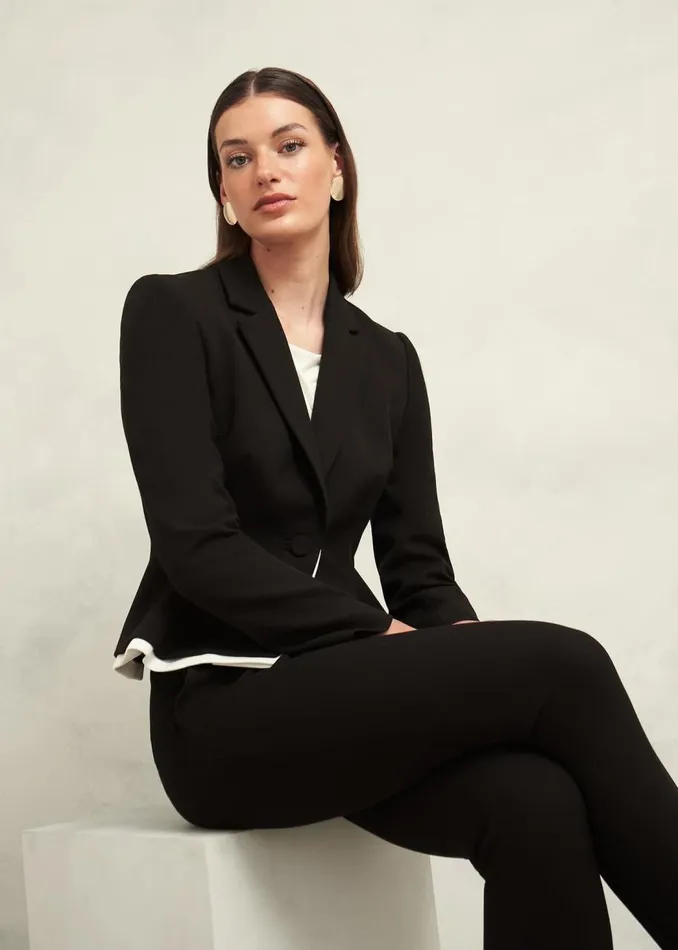 Coats and Jackets Women HOBBS Harmony Jacket Black Ivory