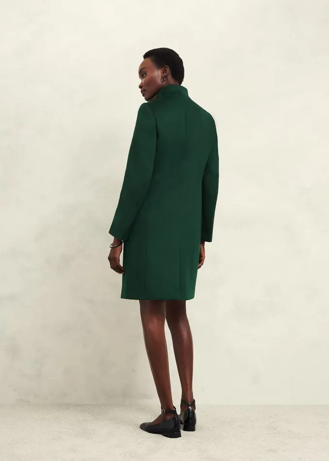 Coats and Jackets Women HOBBS Petite Marissa Wool Coat Bay Green