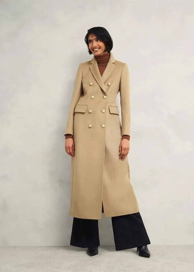 Coats and Jackets Women HOBBS Richmond Wool Coat Camel
