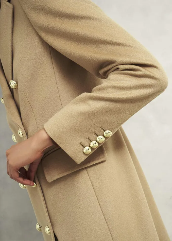 Coats and Jackets Women HOBBS Richmond Wool Coat Camel