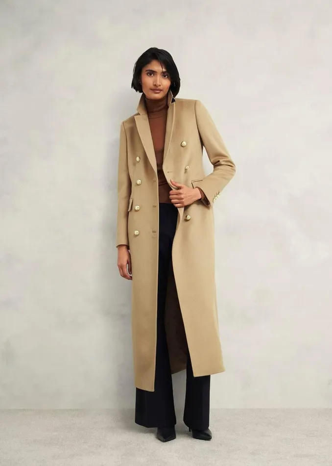 Coats and Jackets Women HOBBS Richmond Wool Coat Camel