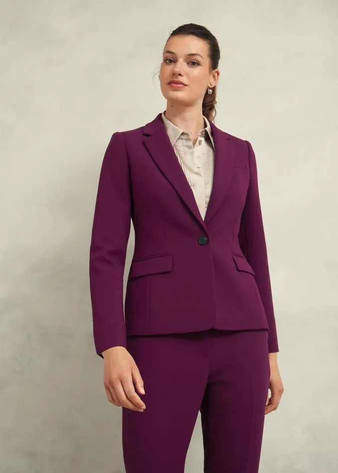 Coats and Jackets Women HOBBS Sami Jacket Warm Plum