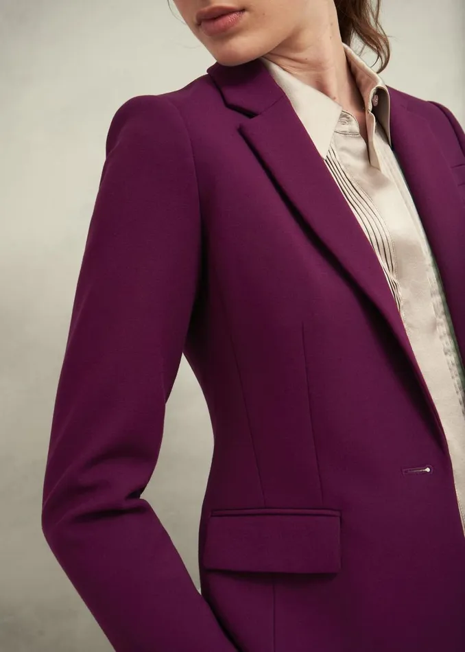 Coats and Jackets Women HOBBS Sami Jacket Warm Plum