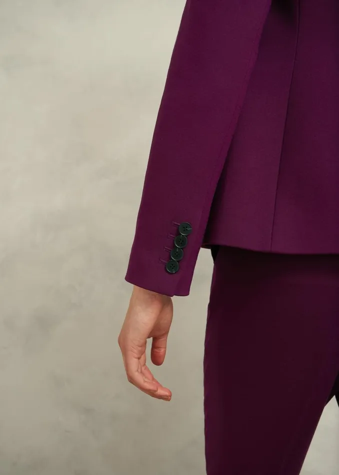 Coats and Jackets Women HOBBS Sami Jacket Warm Plum