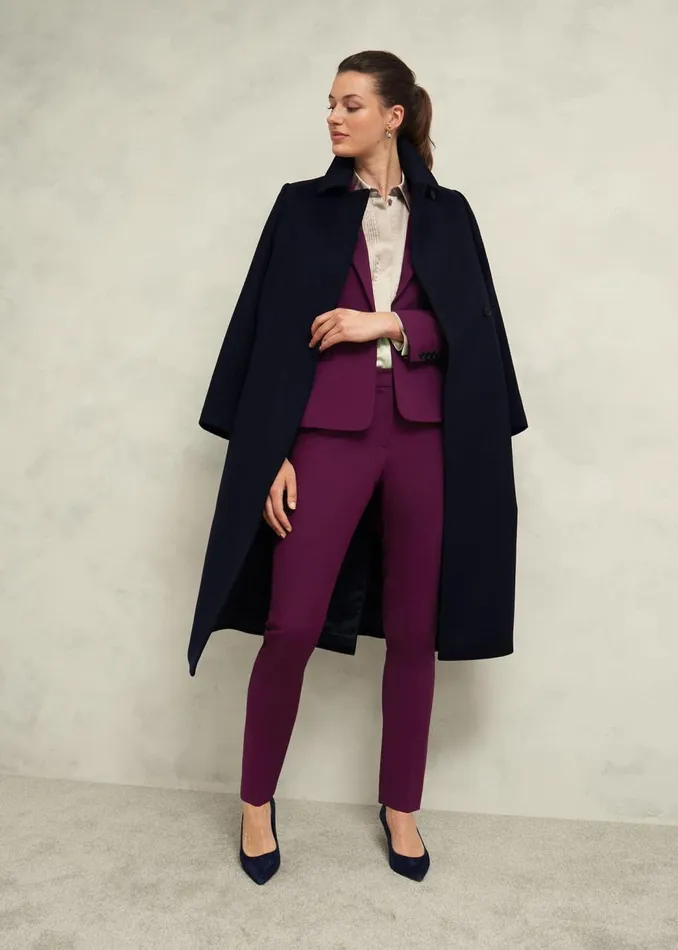 Coats and Jackets Women HOBBS Sami Jacket Warm Plum