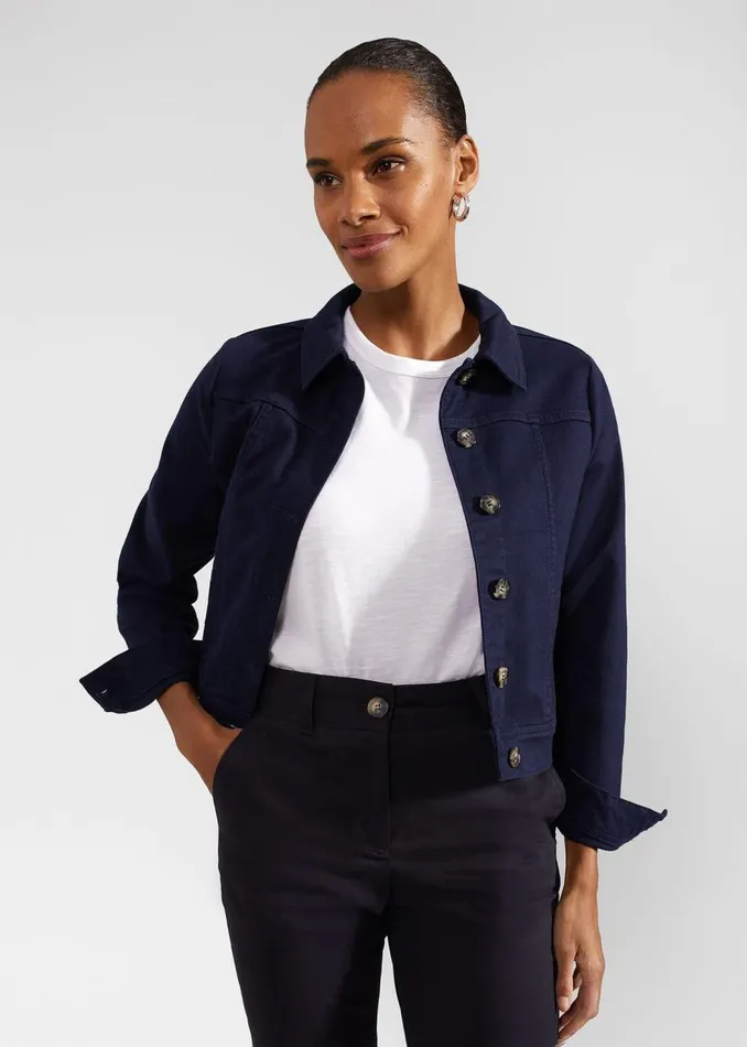 Coats and Jackets Women HOBBS Selborne Jacket Navy