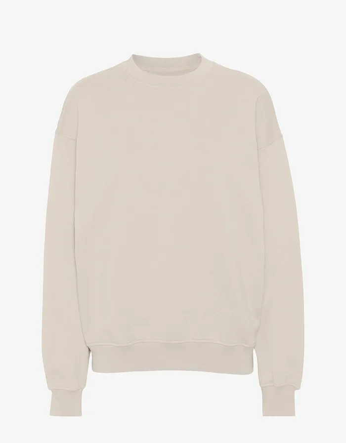 Colorfulstandard Organic Oversized Crew 8211 Ivory White Women Crewneck Sweatshirts