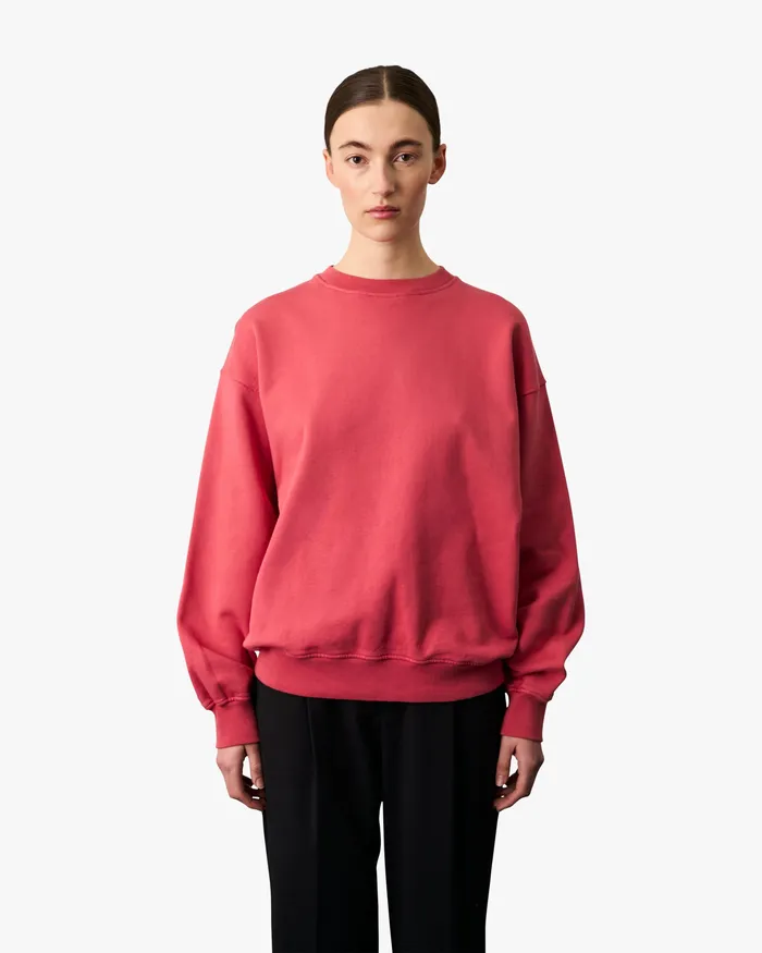 Colorfulstandard Organic Oversized Crew 8211 Ivory White Women Crewneck Sweatshirts
