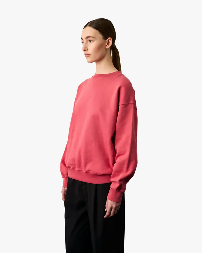 Colorfulstandard Organic Oversized Crew 8211 Ivory White Women Crewneck Sweatshirts