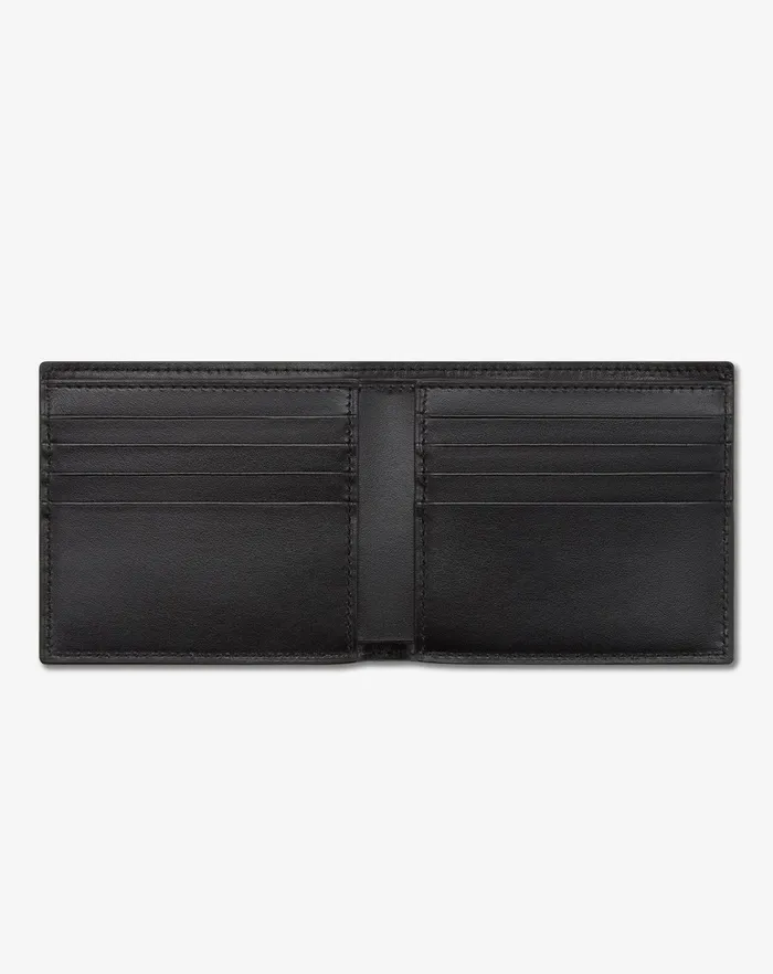 Corneliani Bags And Small Leather Goods Black Textured Leather Wallet With Card Holder 8211 Men