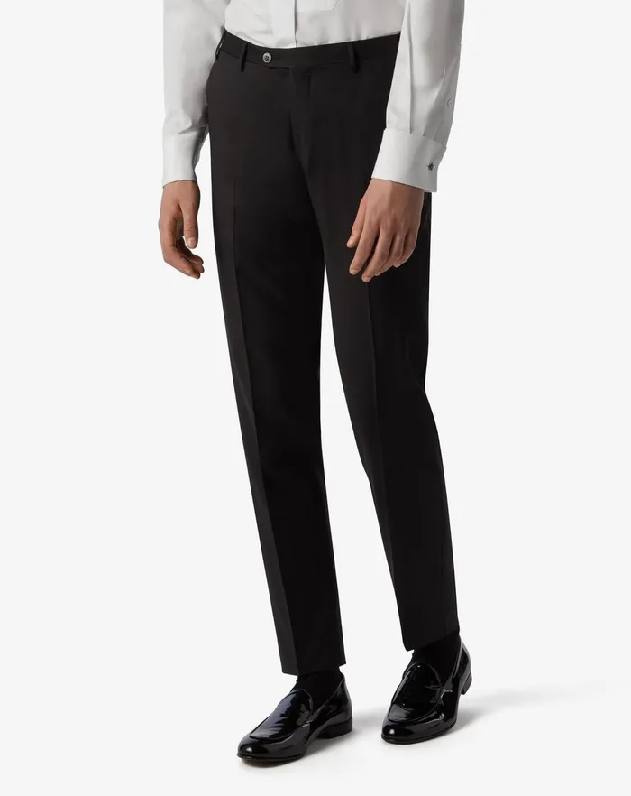 Corneliani Ceremony And Events Black 130039s Wool Trousers For Men 8211 Men