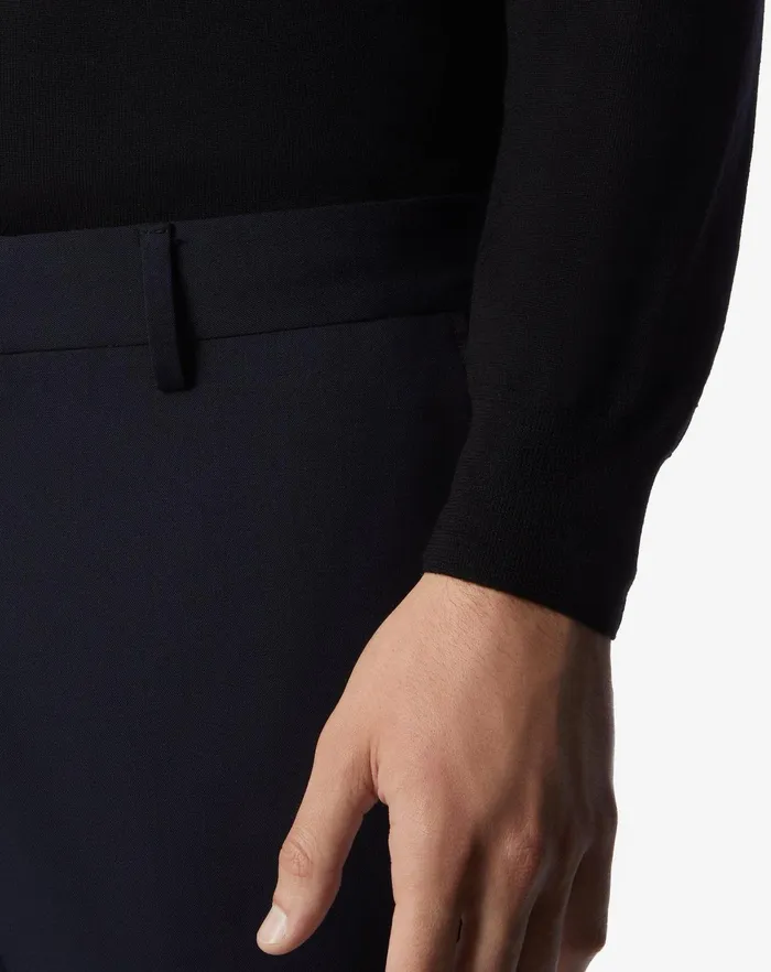 Corneliani Knitwear Black Ultralight Merino Turtleneck Sweater 8211 Men