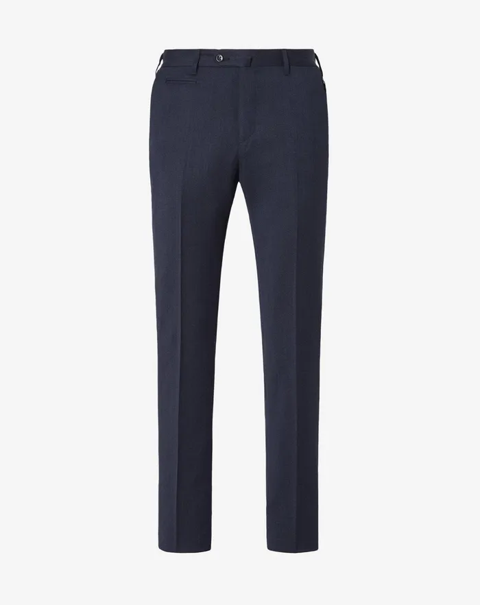 Corneliani Pants Blue Flannel Wool Trousers 8211 Men