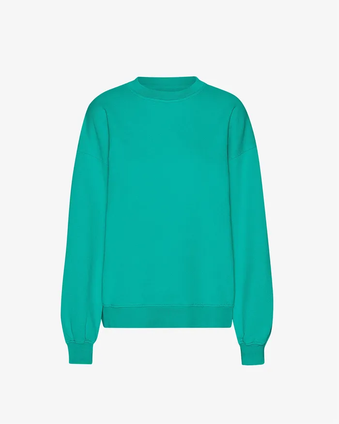 Crewneck Sweatshirts Women Colorfulstandard Organic Oversized Crew 8211 Tropical Sea