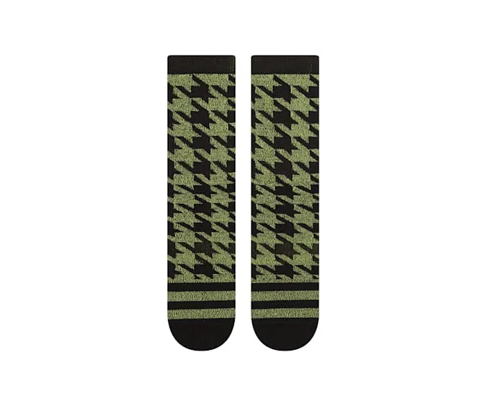 CrocsSocks Houndstooth Crew Limeade Multi MenWomen Crocs Socks