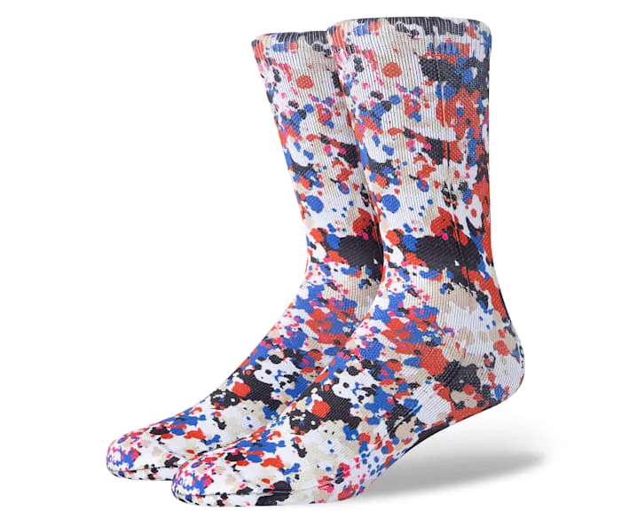 CrocsSocks Splatter Crew Multi MenWomen Crocs Socks
