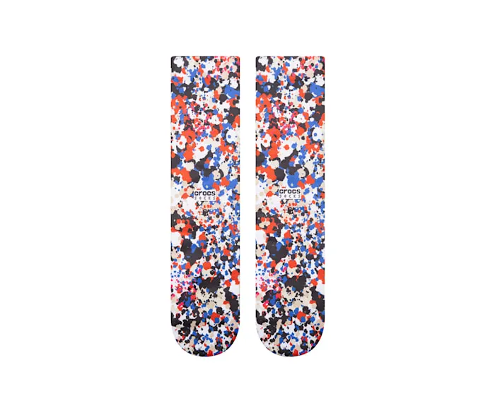 CrocsSocks Splatter Crew Multi MenWomen Crocs Socks