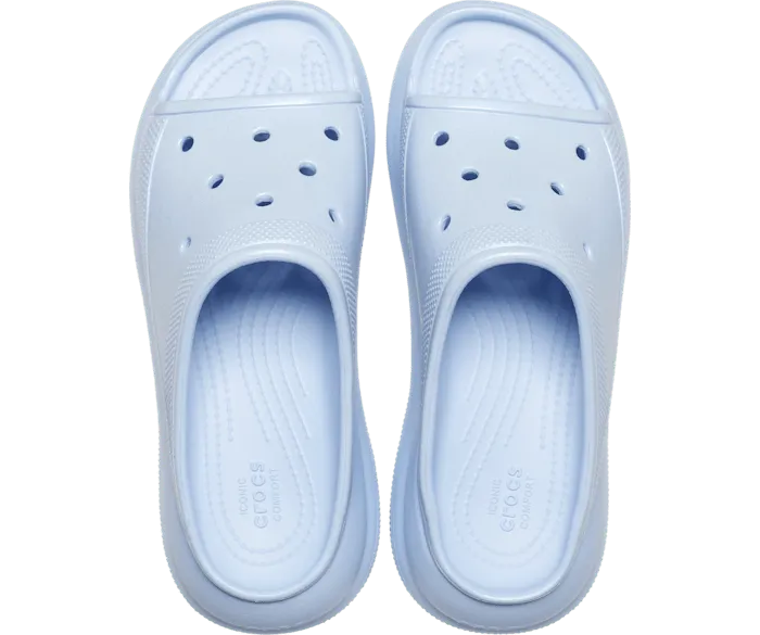 Crush Meta Pearl Slide Blue Calcite Men Crocs Sandals