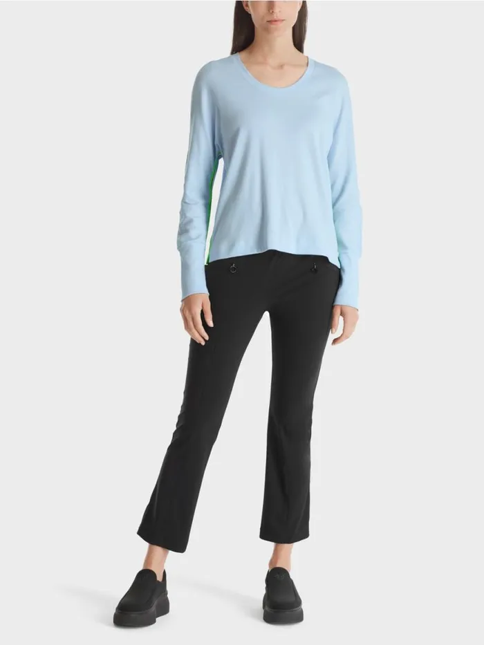 Damen Marc Cain Shirts and Tops TShirt In Kimonoform Soft Powder Blue
