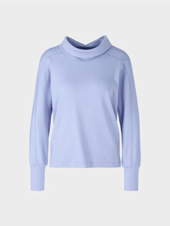 Damen Marc Cain Shirts and Tops TShirt Mit Angeschnittenen rmeln Soft Violet