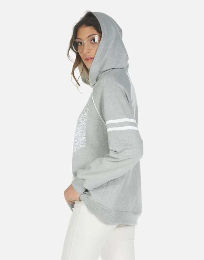 Davina Moshi Eagle Heather Grey Women039s Lauren Moshi Hoodies