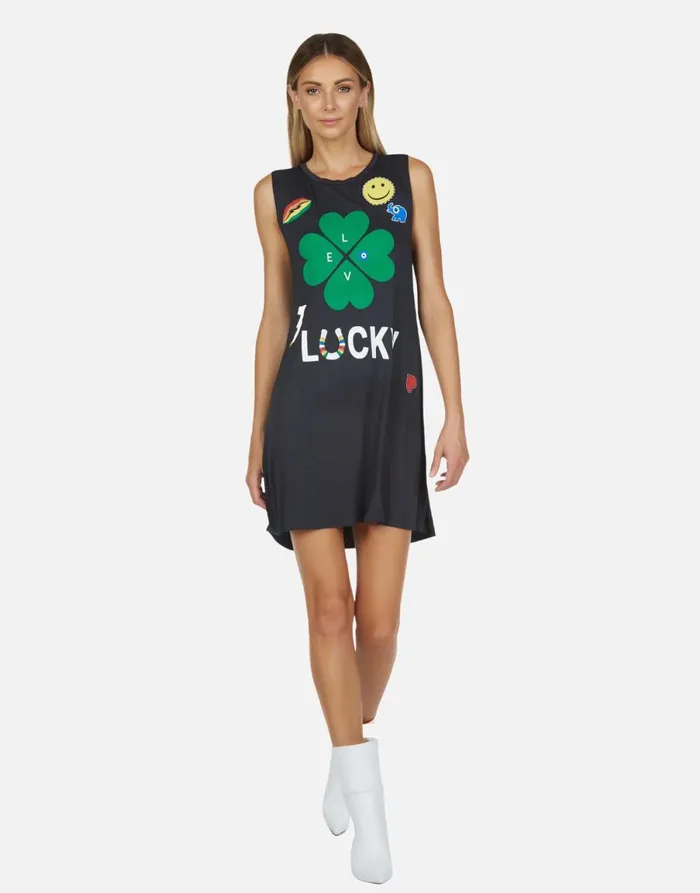 Deanna Lucky Clover Onyx Women039s Lauren Moshi Dresses