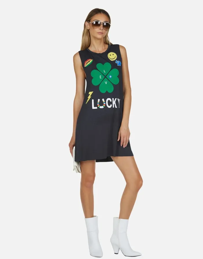 Deanna Lucky Clover Onyx Women039s Lauren Moshi Dresses
