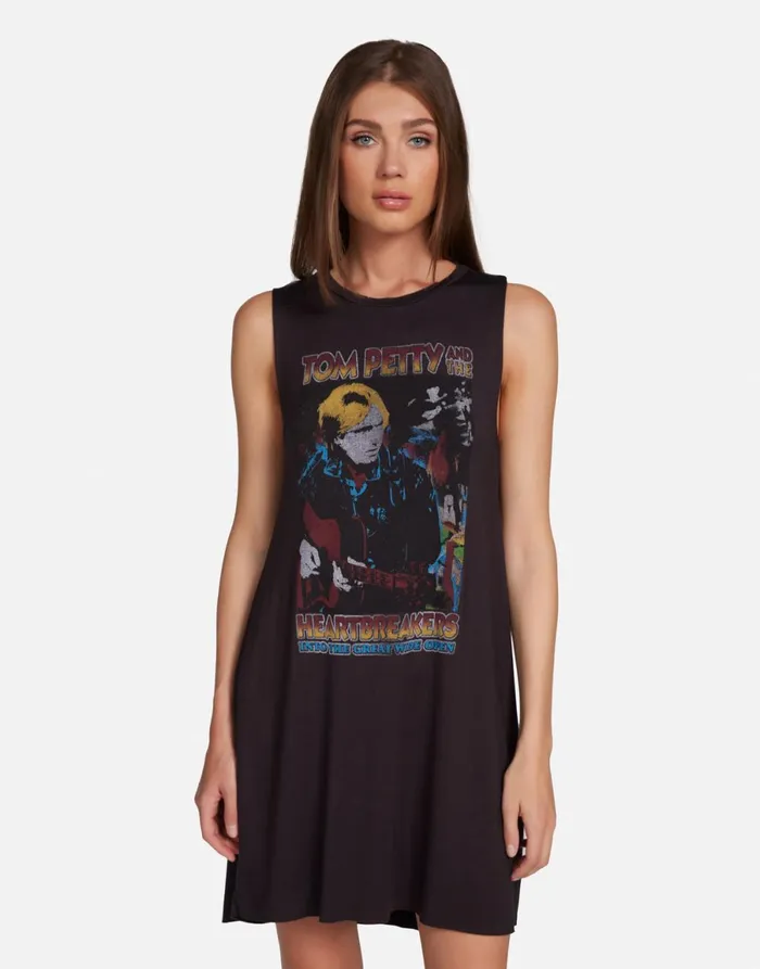 Deanna Tom Petty Rock N Roll Onyx Women039s Lauren Moshi Dresses
