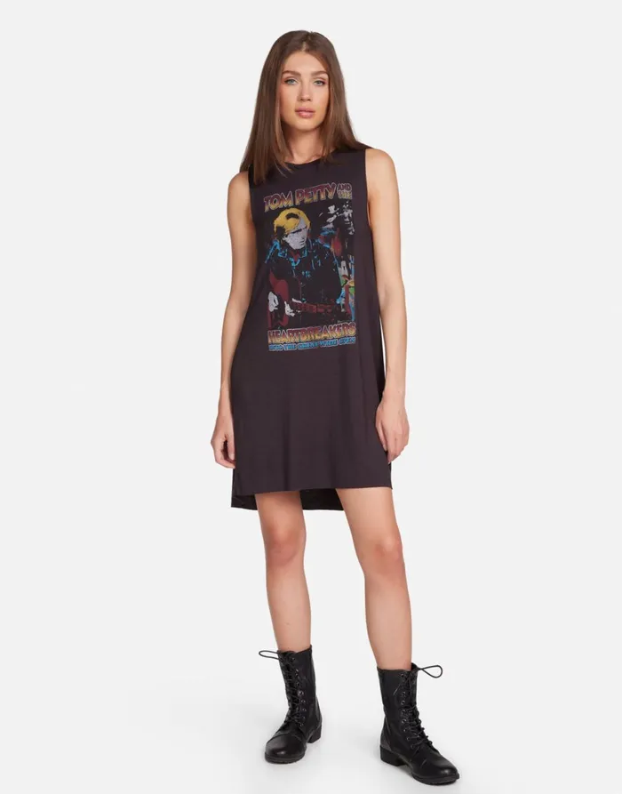Deanna Tom Petty Rock N Roll Onyx Women039s Lauren Moshi Dresses