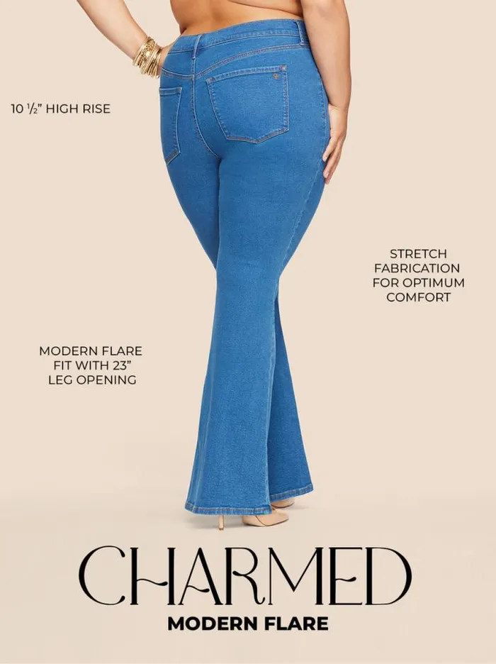 Denim Clothing Jessica Simpson Charmed Flare In Fade Away