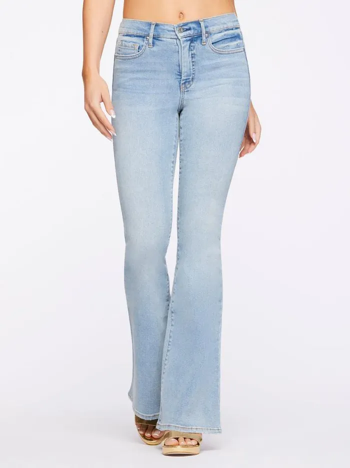 Denim Clothing Jessica Simpson Charmed Flare In Fade Away