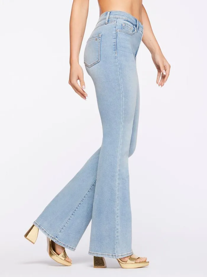Denim Clothing Jessica Simpson Charmed Flare In Fade Away