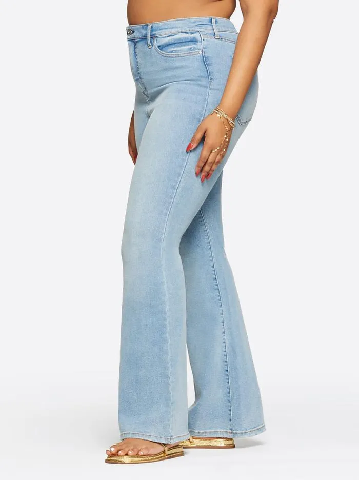 Denim Clothing Jessica Simpson Charmed Flare In Fade Away