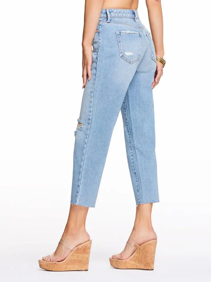 Denim Clothing Jessica Simpson Spotlight High Rise Straight Jeans In Last Light