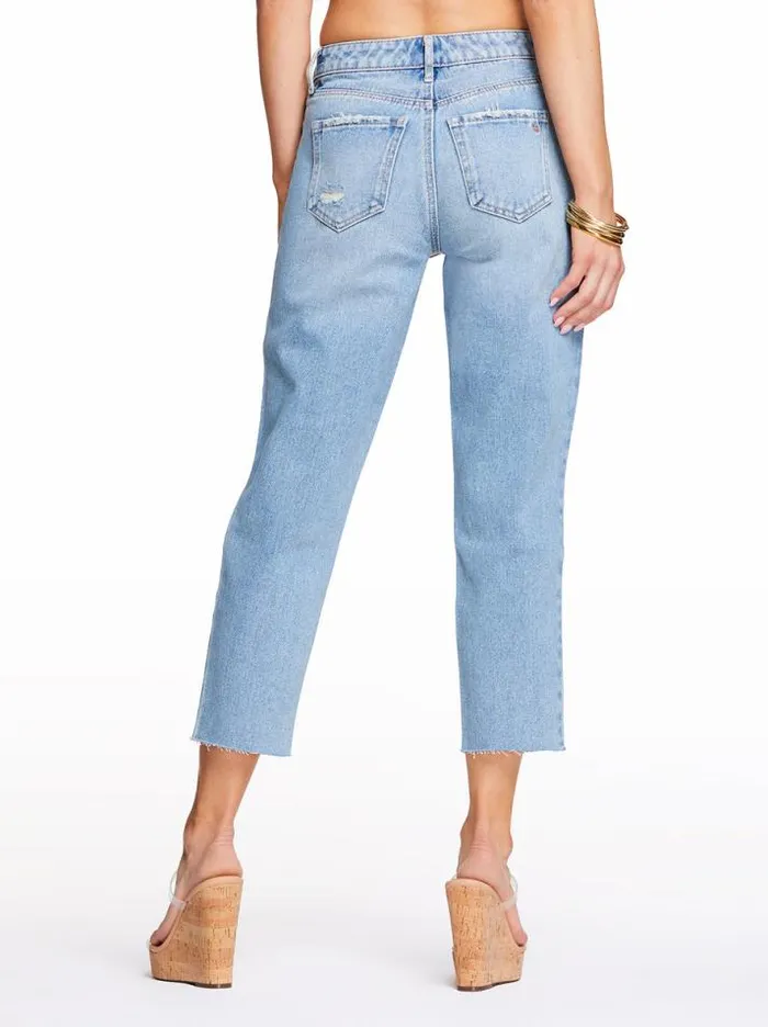 Denim Clothing Jessica Simpson Spotlight High Rise Straight Jeans In Last Light