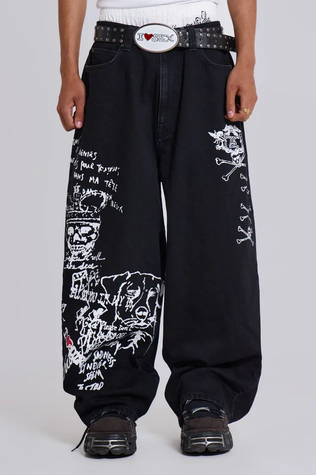 Denim Men Scribble XL Colossus Jeans Jaded London
