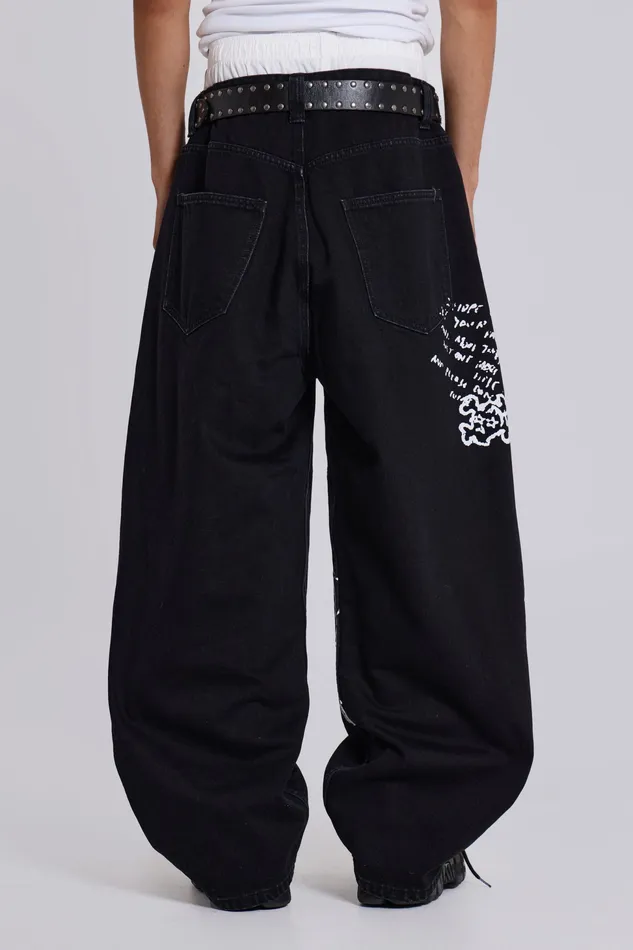 Denim Men Scribble XL Colossus Jeans Jaded London