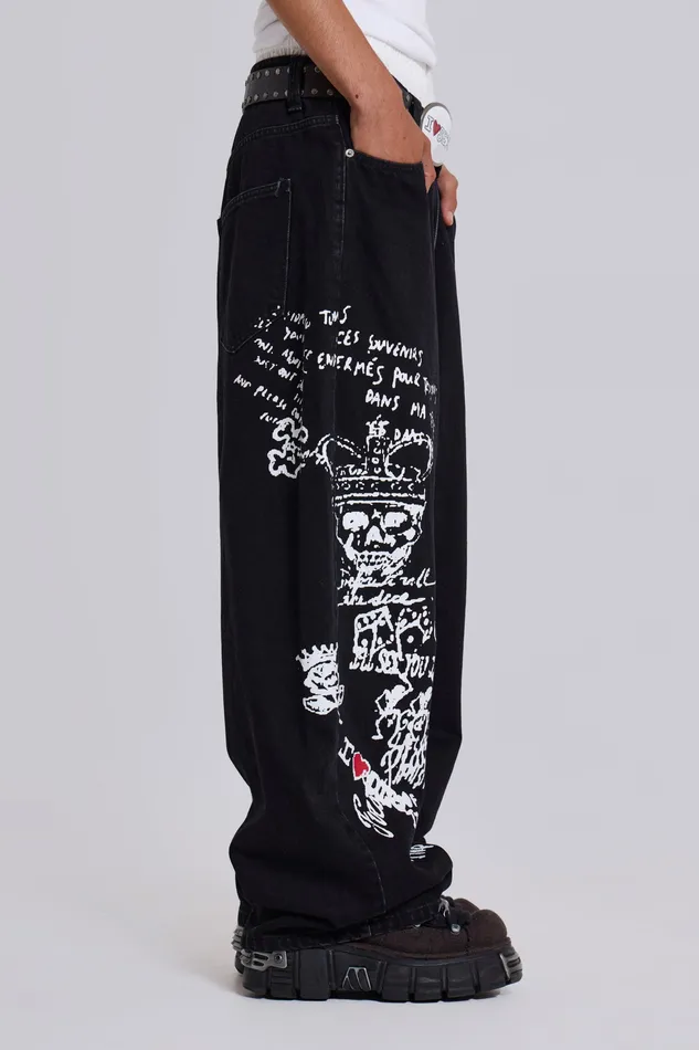 Denim Men Scribble XL Colossus Jeans Jaded London