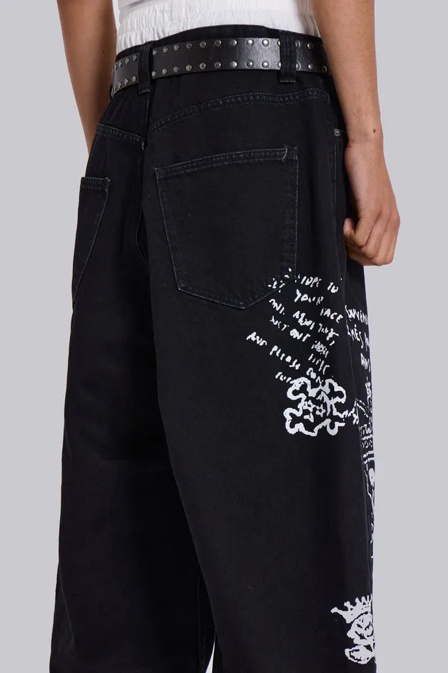 Denim Men Scribble XL Colossus Jeans Jaded London