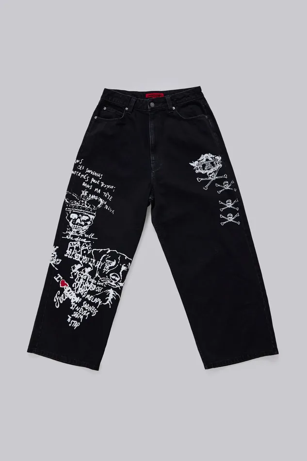Denim Men Scribble XL Colossus Jeans Jaded London