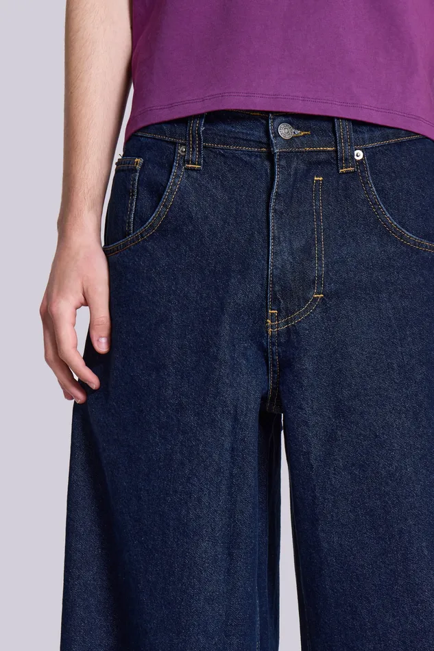 Denim Shop Indigo Low Rise Colossus Baggy Jeans 8211 Jaded London Men