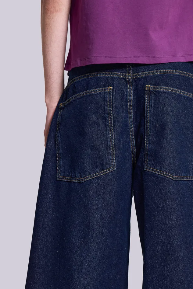 Denim Shop Indigo Low Rise Colossus Baggy Jeans 8211 Jaded London Men