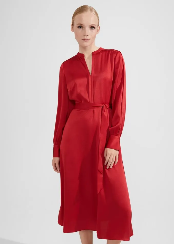 Dresses and Jumpsuits Women HOBBS Arlette Dress Currant Red