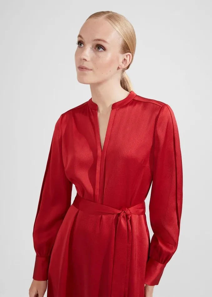 Dresses and Jumpsuits Women HOBBS Arlette Dress Currant Red