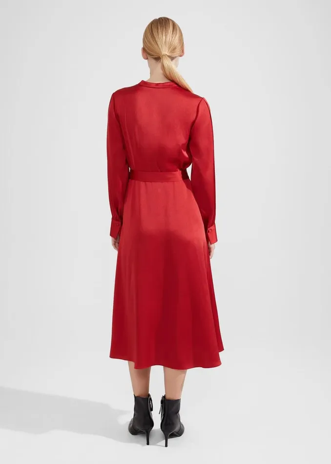 Dresses and Jumpsuits Women HOBBS Arlette Dress Currant Red
