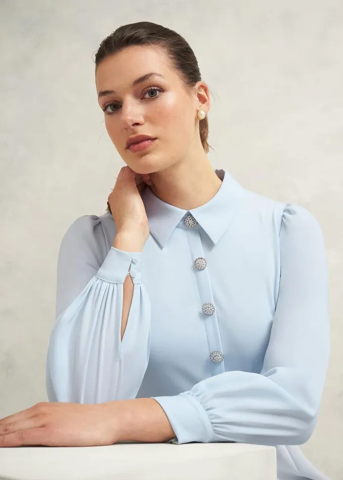Dresses and Jumpsuits Women HOBBS Ayla Dress Pale Blue
