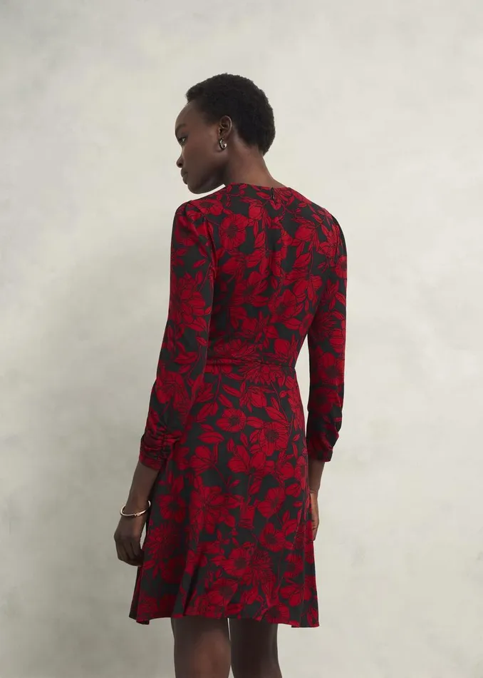 Dresses and Jumpsuits Women HOBBS Julietta Jersey Dress Black Red