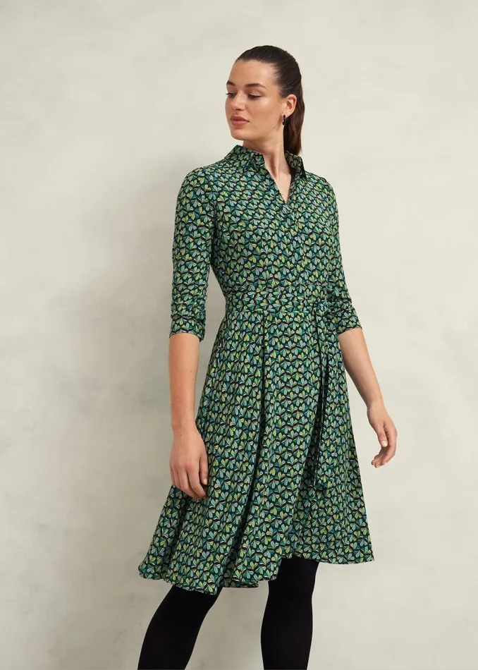 Dresses and Jumpsuits Women HOBBS Petite Alex Dress Green Multi