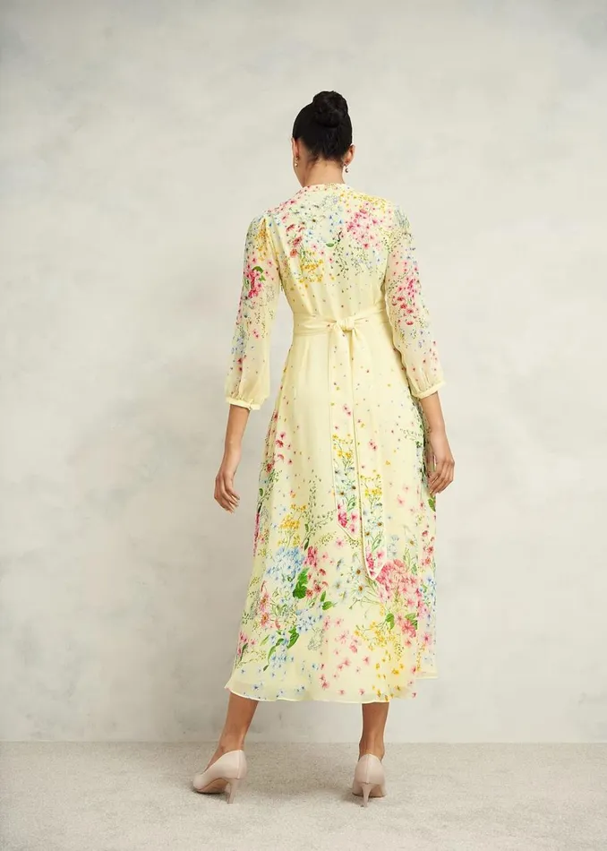 Dresses and Jumpsuits Women HOBBS Petite Emma Dress Yellow Multi