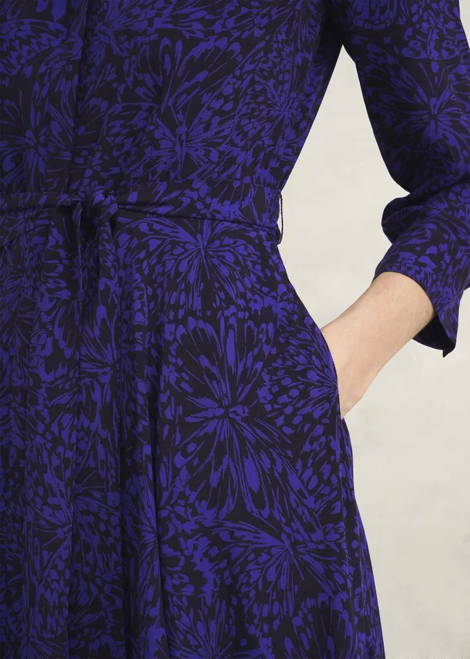 Dresses and Jumpsuits Women HOBBS Petite Lainey Dress Navy Blue